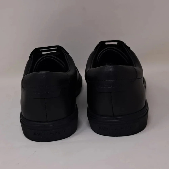 NWT Saint Laurent Andy Sneakers  Shoes Low Top Black Leather Lace-Up 39 EU 9 US - Picture 14 of 16
